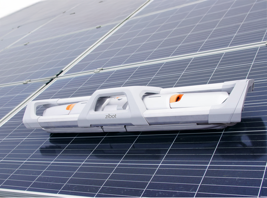 zibot. ICS solar panel cleaning